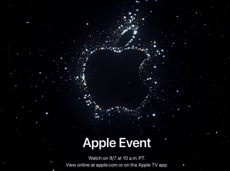 Sledování zářijové Apple Keynote 7.9.2022